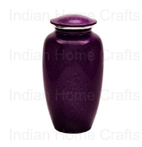 Urne funéraire en métal gravé noir, design personnalisable, capacité de 200 pouces cubes, artisanat indien commémoratif CH-559 Uttar - Product Image 2