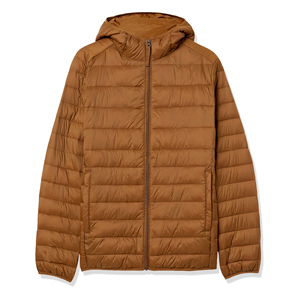 Custom Logo Quilted Winter Puffer <b>Jacket</b> High Street Style Canvas Windbreaker Bomber with <b>Light</b> Outdoor Features - Product Image 1