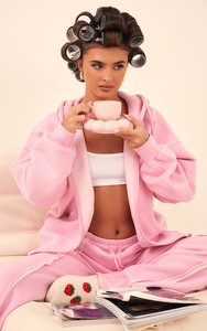 Sweat à capuche zippé en molleton de coton doux de haute qualité pour femmes, couleur et design personnalisables, logo frontal - Décontracté pour l'hiver/l'automne/le printemps - Product Image 4