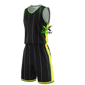 Ensemble de maillots de basket-ball écologiques VANTEX, design camouflage rouge, respirant, uniforme d'équipe - Product Image 2
