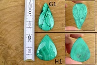 Pierre précieuse de malachite de qualité supérieure, cabochon de malachite, pierre de malachite en vrac, malachite semi-précieuse, forme mixte, pour la fabrication de bijoux