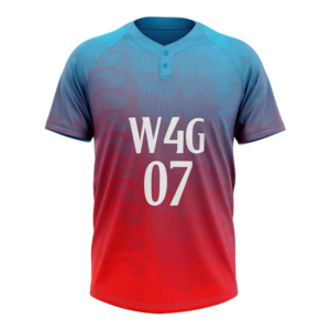 เสื้อเบสบอล/ฟุตบอลแบบยูนิเซ็กซ์ พิมพ์ลายแบบซับลิเมชั่น ระบายเหงื่อได้ดี ต้านเชื้อแบคทีเรีย ผลิตจากโพลีเอสเตอร์ 100% / ผ้าผสมโพลีเอสเตอร์-คอตตอน แขนสั้น - Product Image 2