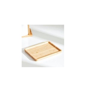 Bandejas de Madera 100% Natural Duraderas para Servir Frutas, con Asas, de Muy Buena Calidad, Estilo Único, Bandeja de Madera 100% para Té y Alimentos - Product Image 3