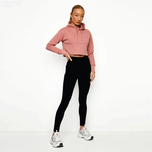 Sudadera con Capucha para Mujer, Diseño Sky Script, 65% Algodón, 35% Poliéster, con Cordón Ajustable, Logotipo Personalizado en la Parte Delantera, Directo de Fábrica, ODM - Product Image 4