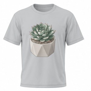Camiseta de Hombre Personalizada de Algodón/Poliéster, Sostenible, de Alta Demanda 2026, Antiencogimiento, Secado Rápido, Transpirable, Manga Corta, Corte Regular - Product Image 1