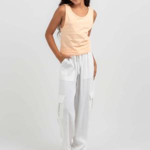 Camiseta sin mangas urbana para mujer – Camiseta sin mangas a la moda para ropa urbana, informal y estilo urbano - Product Image 6