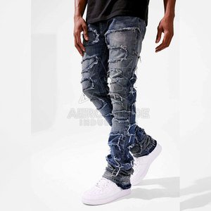 Pantalones Casuales de Diseño Personalizado, Corte Ajustado, Cintura Media, 100% Algodón, Ligeros, Elásticos, Costuras Duraderas, Prenda Ecológica - Product Image 6