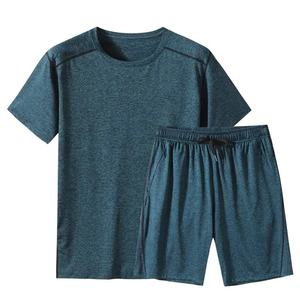 Chándal personalizado de talla grande para hombre, sudadera lisa y corta de alta calidad, Color sólido, verano, 2022 - Product Image 2