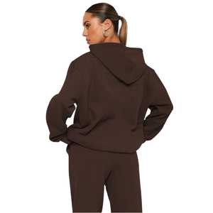 Conjunto Deportivo de Invierno para Mujer, Personalizado, de Alta Calidad, Corte Regular, Algodón, OEM, al por Mayor, para Gimnasio, Entrenamiento y Deporte - Product Image 4