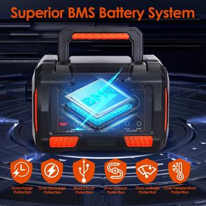 Stazione di Alimentazione Portatile 300W, Batteria di Accumulo Energetico 70200mAh, Generatore Solare AC per Auto, Campeggio, Viaggi ed Emergenze - Product Image 3