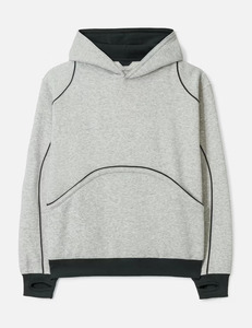 Sudadera con Capucha Gris para Hombre, Estilo Athleisure, Personalizable, de Alta Calidad, Tejido Suave de Algodón Mezclado, Corte Cómodo, Ropa Casual Urbana - Product Image 5
