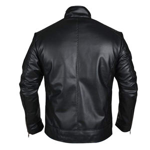 New Arrival <b>Men's</b> High Street Style <b>Leather</b> <b>Jacket</b> Zipper Comfortable Stylish Winter Warmth Eco-Friendly Waterproof Design - Product Image 2
