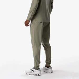 Survêtements de sport d'été pour hommes avec logo personnalisé, légers, en tissu Spandex/Nylon, veste et pantalon à capuche zippée, coupe-vent, couleur unie - Product Image 4