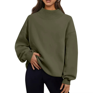 <b>Women</b> 100% Cotton Tie Dye Oversized Plain Custom Long Sleeve Sweatshirts - Product Image 1