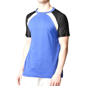 เสื้อยืดแขนสั้นผู้ชายรุ่นใหม่ 100% ผ้าฝ้าย พิมพ์โลโก้ได้ตามต้องการ ทรงปกติ คอกลม สีพื้น ดีไซน์ใหม่ - Product Image 1
