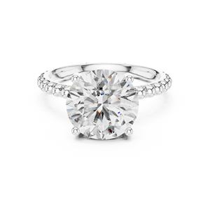 Round Moissanite <b>Diamond</b> <b>Ring</b> 925 Sterling Silver Wholesale Wedding Jewelry Factory Manufacturer Supplier - Product Image 1