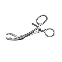 Pinces chirurgicales incurvées en acier inoxydable à mâchoires dentelées, pince hémostatique à verrouillage, ensemble d'instruments médicaux et chirurgicaux CE