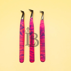 Nouvel Arrivage Extensions de Cils en Papier Recyclé Couleur Ombrée, Pinces à Cils Noires à Pointe Plasma, Cils en Vison - Product Image 1