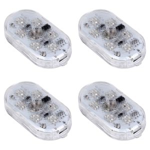 Juego de 4 Luces Interiores Inalámbricas para Auto, Recargables por USB, Magnéticas, con 8 Modos de Iluminación, Accesorios para Auto - Product Image 1