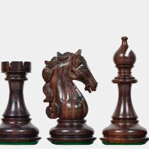 Piezas de ajedrez de lujo serie Shera V2.0, diseño Staunton con peso, Rey de 4.5 pulgadas, al mejor precio - Product Image 1