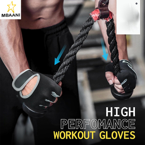 Guantes Deportivos Transpirables y Ligeros para Hombre y Mujer, Guantes de Levantamiento de Pesas sin Dedos con Palmas Acolchadas - Product Image 4