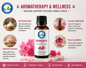 Standard / Customized Packaging 1 KG Geranium Essential Oil - For Beauty & Fragrance Formulations - Bulk Manufacturer from India - Product Image 4