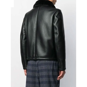 Chaqueta de cuero nueva para mujer / Chaqueta de invierno de piel de alta calidad para hombre / Chaqueta de cuero personalizada informal de invierno con forro de piel sintética. - Product Image 4