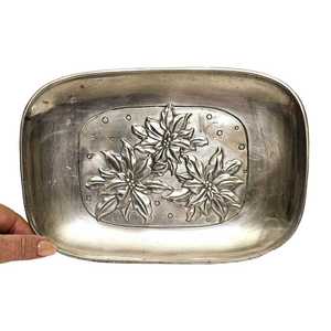 Metal <b>tree</b>-shaped display <b>stand</b> Tiered <b>stand</b> for decorative plates Party decorative plates holder Oval Metal Butter Plate - Product Image 1
