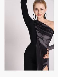 Robe de danse latine respirante pour femme, idéale pour la scène et la pratique, coupe épaules dénudées – Nouvelle collection en promotion - Product Image 4