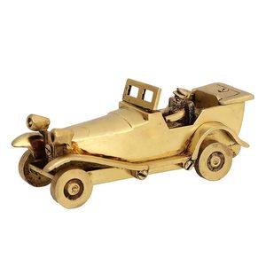 Brass Vintage Open <b>Car</b> Figurine Showpiece Classic Antique Finish Decorative Statue for Home Office Centre <b>Table</b> - Product Image 1