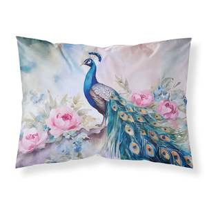 Super Soft Lightweight <b>Peacock</b> Standard Pillowcase Easy Care Decorative Artwork for Home <b>Cushion</b> Cases - Product Image 1