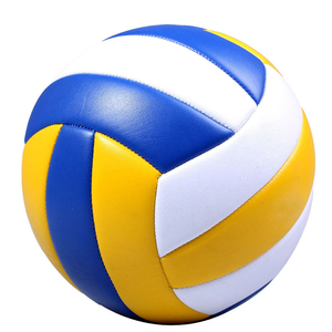 Ballon de volley-ball en cuir composite PU Super Fiber, taille 5, absorption d'humidité, gonflable - Product Image 2
