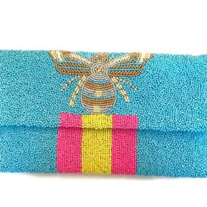 Bolsos de mujer con bordado intrincado de cuentas de escamas de sirena, estilo marroquí único, con punta - Product Image 2