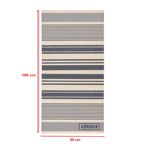 Toalla de Playa Fouta 100% Algodón, Toalla Turca Jacquard para Hammam, Secado Rápido, Ligera, Logotipo Personalizado, Fabricante Indio - Product Image 6