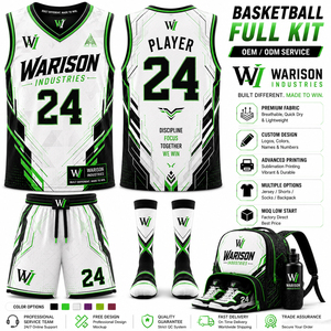 Unisex Quick Dry Basketball Uniform Set 100% Polyester Basketball Uniform Accessories Sublimation Basketball Uniform Kit - Product Image 5