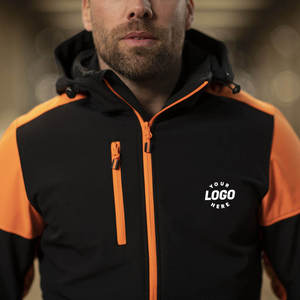 Men's Stylish Hooded Soft Shell <b>Jacket</b> Modern Fit Travel Work Commute Daily Use Wind Resistant Water Repellent Softshell <b>Jackets</b> - Product Image 4