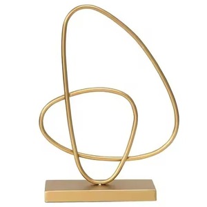 Classic Design Metal Sculpture Figurine <b>Decorative</b> Showpiece Home Living Room Office <b>Table</b> <b>Decor</b> Interior Accent - Product Image 3