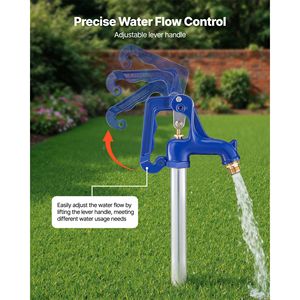 Rubinetto Esterno Antigelo da 1,2 m, Idrante da Giardino Resistente al Gelo, Connessione Tubo NPT da 3/4\", Accoppiatore Tubo NH da 3/4\", Profondità di Interramento 24 pollici - Product Image 2