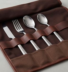 Juego de cubiertos de metal con acabado plateado real, elegante vajilla de acero inoxidable, vajilla con estilo para el hogar, la cocina y como regalo. - Product Image 6