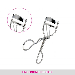 Recourbe-cils de luxe professionnel en métal avec coussinet en silicone souple pour un maquillage parfait - Product Image 5