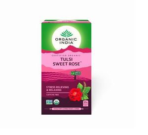 Organic India Tulsi Sweet Rose, 18 Bolsitas de Té Verde, Té Tulsi Original, 25 Bolsitas de Té para Infusión, 1 Bolsita x 1.74 g cada una - Product Image 3