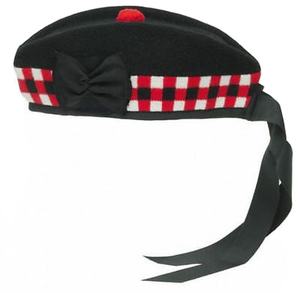 Venta al por mayor de requisitos personalizados logotipo uniforme parche Logotipo de alta calidad Glengarry gorros en cubitos - Product Image 1