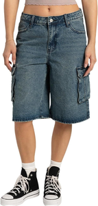 Pantalones Cortos Cargo Retro de Verano para Hombre, con Logotipo Personalizado, Multibolsillos, Lavables, Estilo Desgastado, Holgados, Hip Hop Urbano - Product Image 4