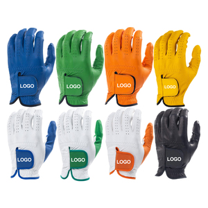 Guantes de golf deportivos de primera calidad para mano derecha e izquierda, transpirables, de material suave, con logo y color personalizados. - Product Image 1