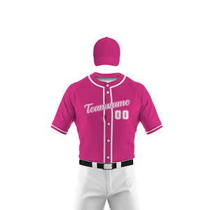 Diseña tus Propios Uniformes de Béisbol y Sóftbol, 100% Poliéster, Ropa Deportiva, Uniformes de Béisbol Unisex - Product Image 5