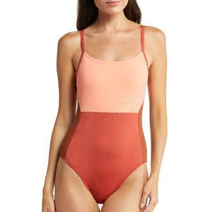 Maillot de bain femme 2026 – Maillot de bain une pièce sexy en Spandex avec patchwork pour la plage - Product Image 2