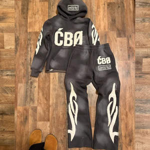 Ensembles de sweats à capuche et de survêtements personnalisés pour femmes, ensemble de sweat à capuche en fourrure et pantalon de survêtement, style streetwear, survêtement pour femmes, hiver - Product Image 3