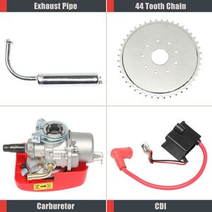 Silver 100cc Bicycle Engine Kit for Motorcycles - Product Image 5