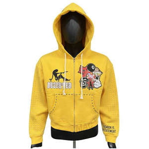 Sudadera con Capucha Personalizada para Hombre, de Felpa Gruesa, Estilo Oversize, Ropa Urbana de Marca Privada - Product Image 2