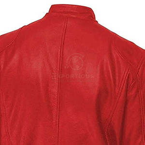 Chaqueta de Cuero para Hombre de Primera Calidad, Fabricada Profesionalmente, Transpirable y Cómoda, con Cuello Alto, Estilo Casual, para Invierno y Actividades al Aire Libre - Product Image 6